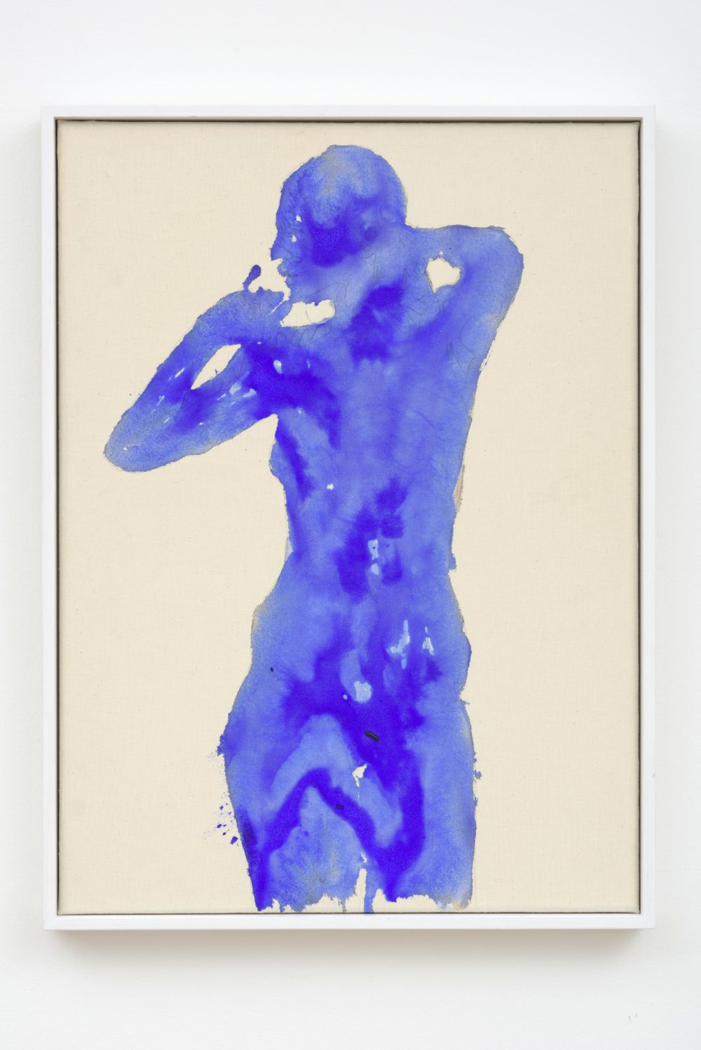 Blue Nude I (2016), acryl op katoen, 70 x 55 cm