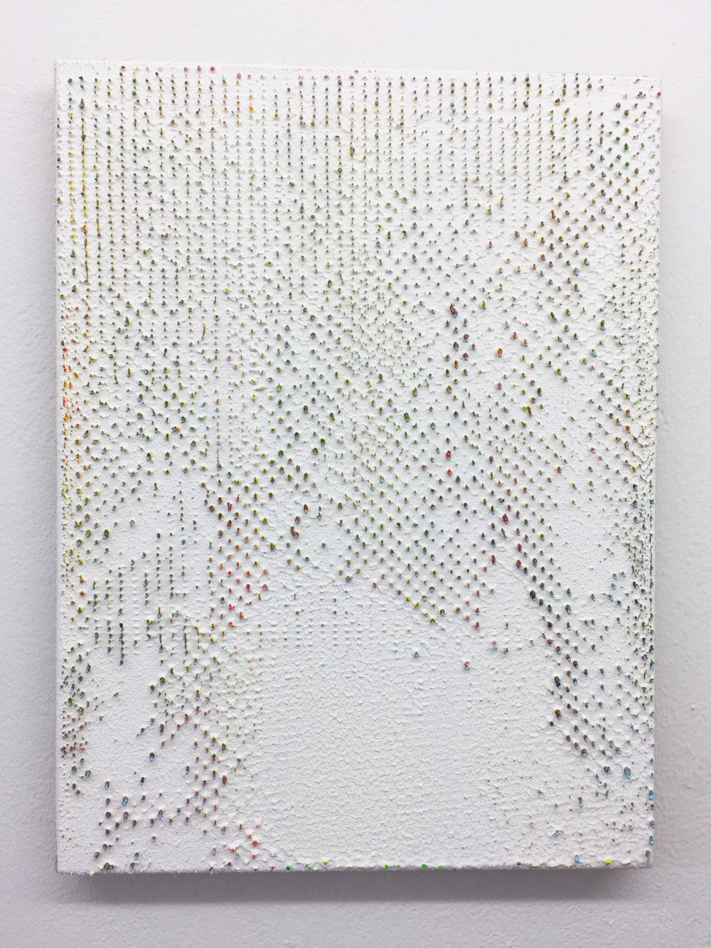 holzwege 2, 40 x 30 cm, acryl op doek 2018