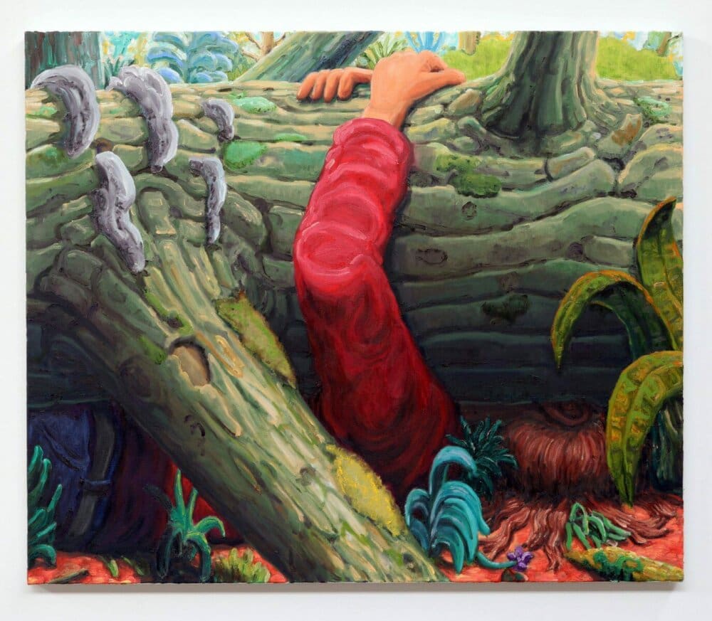 Willem Weismann, Treehugger III, oil on linen, 80 x 95 cm, 2020x